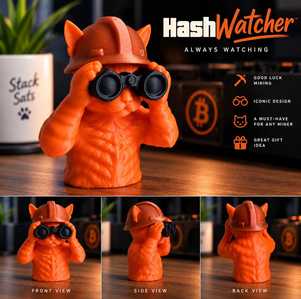 HashWatcher Cat Mascot